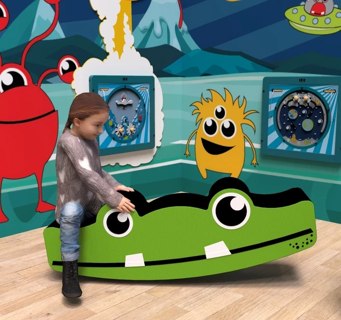 Op deze afbeelding staat een softplay Balancer
