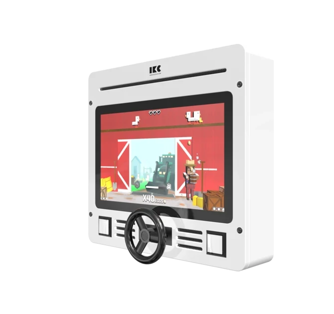 Interactief speelsysteem met stuur voor een extra beleving met meerdere spellen